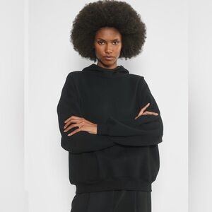 Alo black oversized hoodie
